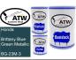 Preview: Honda, Brittany Blue Green Metallic, BG-23M-3: 500ml Lackdose + 500ml Klarlack + 250ml Härter - Set, von ATW Autoteile West.